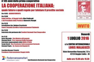 La cooperazione italiana: quale futuro e quali regole per tutelare il prestito sociale. Incontro a Reggio Emilia
