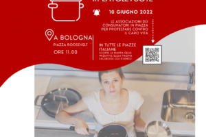 #PENTOLEVUOTE, Le Associazioni dei Consumatori in piazza per protestare contro il carovita
